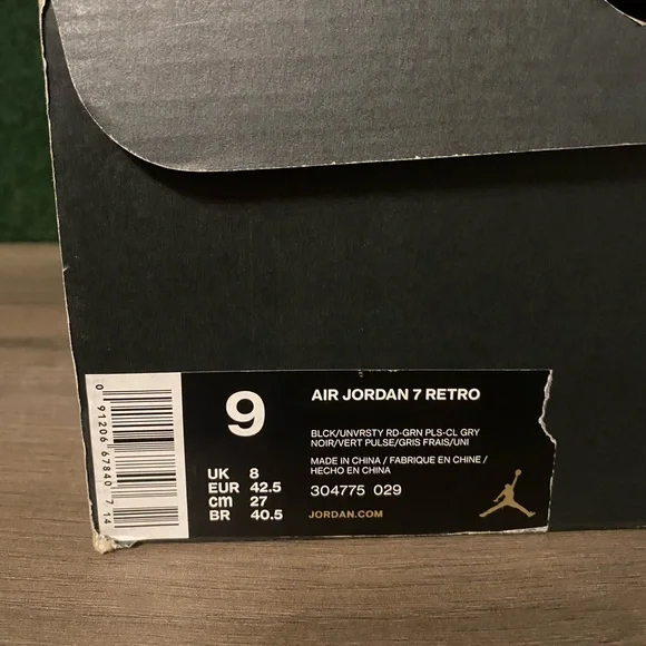 Jordan 7 Retro ‘Marvin The Martian’ Size 9 - Picture 11 of 11